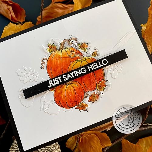 Miniatura 2 de Hero Arts H6482 Sello de bloque de madera, racimo de calabaza