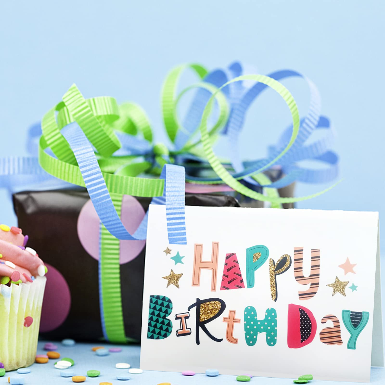 SWEETZER & ORANGE Biglietti Di Auguri Di Compleanno Con Buste E Scatola Assortita. Set Di 20 Biglietti Di Compleanno Assortiti Con Buste, Perfetti Per - Foto 11