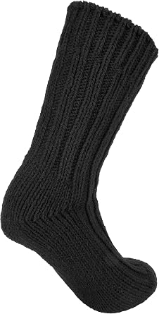 BRUBAKER Warm Alpaca Socks for Men or Women - 4 Pairs