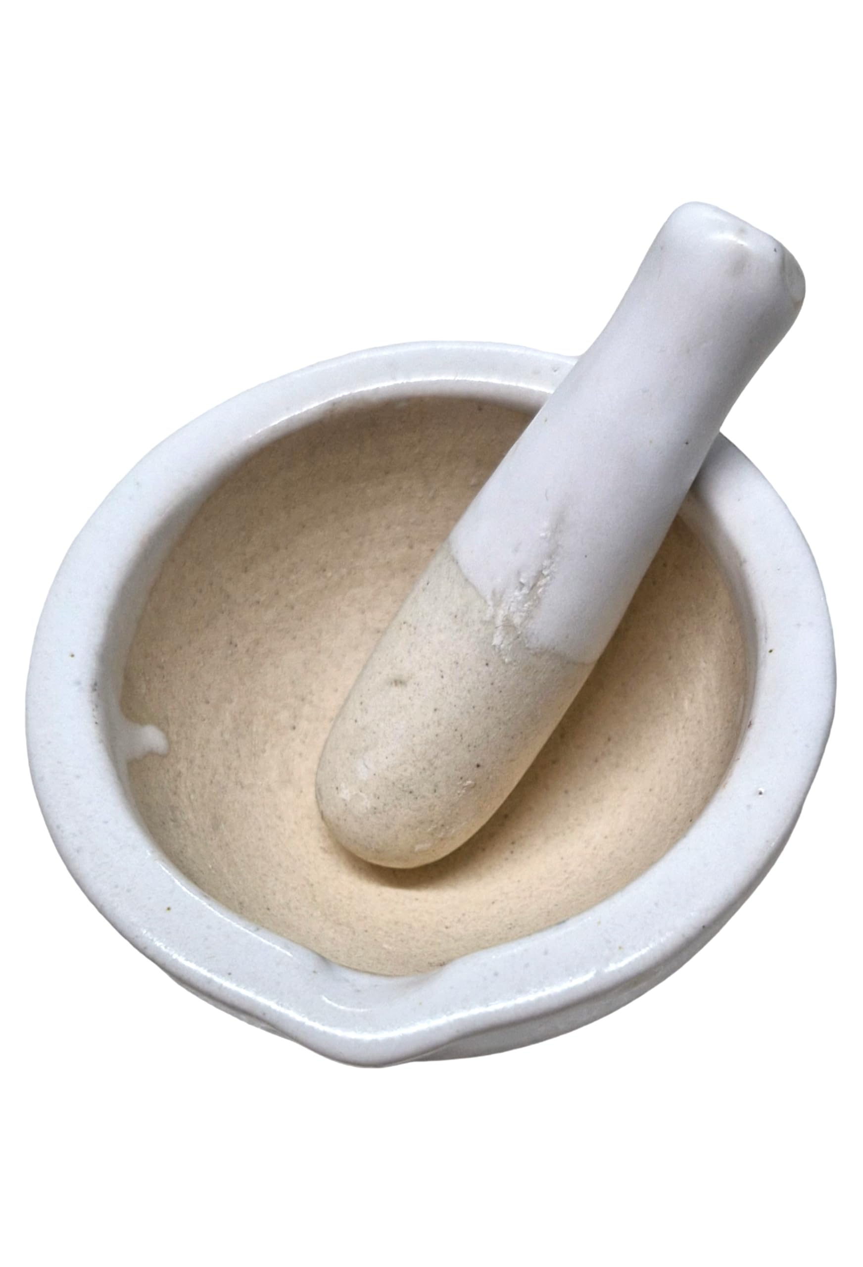 ครกและสาก Kai Select 100 – ทำจากพอร์เซลินสีขาว ภายในมีร่อง สากทำจากไม้