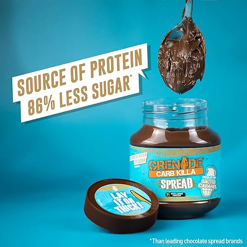 Miniatura 3 de Grenade Carb Killa Protein Chocolate Spread  0.27 oz de alto contenido en proteínas  Alto contenido en proteínas bajo en azúcar  Sin gluten sin