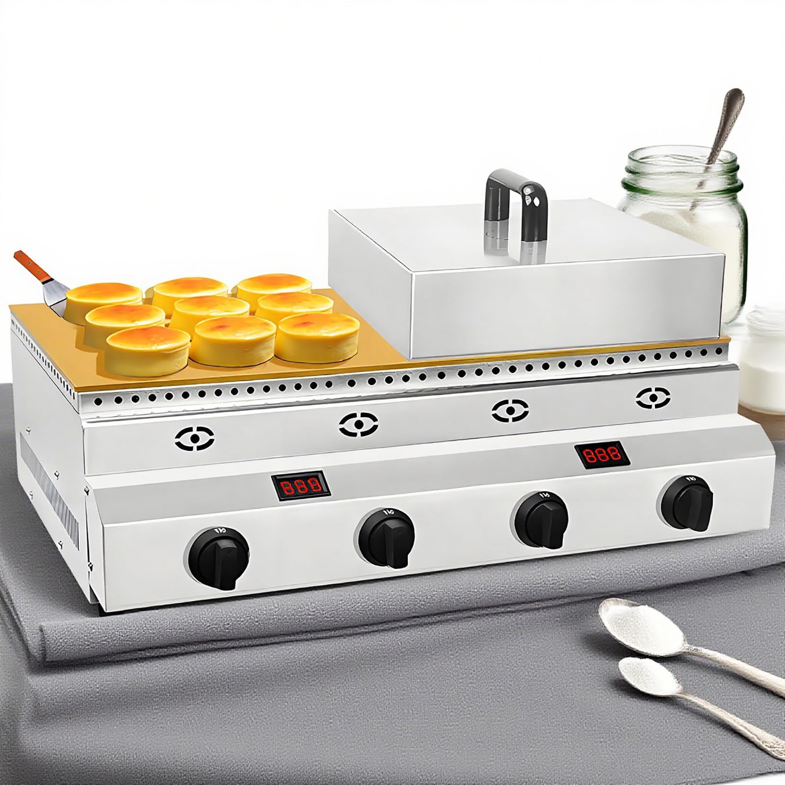 Machine à souffler japonaise pour dorayaki et crêpes, appareil de cuisson polyvalent en cuivre