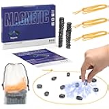 Faigcoy Magnet Game with 3 String, 24 Travel-Stones Magnetic Chess Game for Family & Party & Travel & Camping - Puzzle Strategy Games, Player Games for Kids & Adults