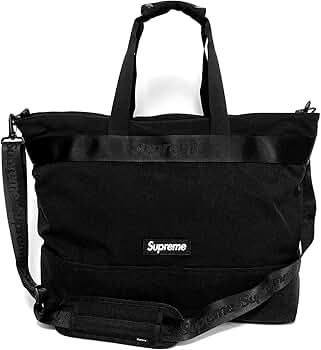 Supreme ブラック ドラムバッグ・トートバッグ Amazon | [シュプリーム] メンズ トートバッグ ブラック Tote