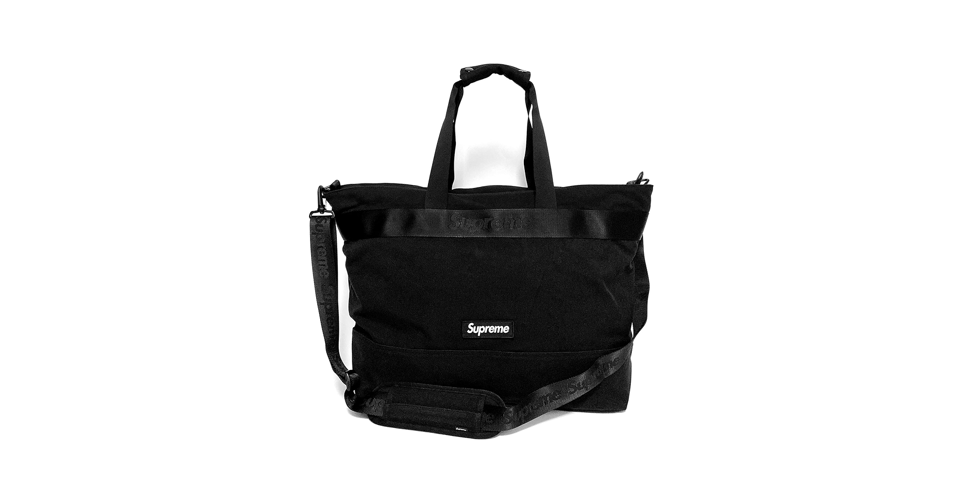 Supreme トートバッグ 黒 Supreme zip tote bag 2021 シュプリーム ジップ トートバック