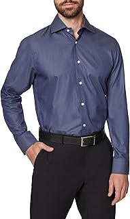 Men's Contemporary Fitted Long Sleeve Dress Shirt - Buy now