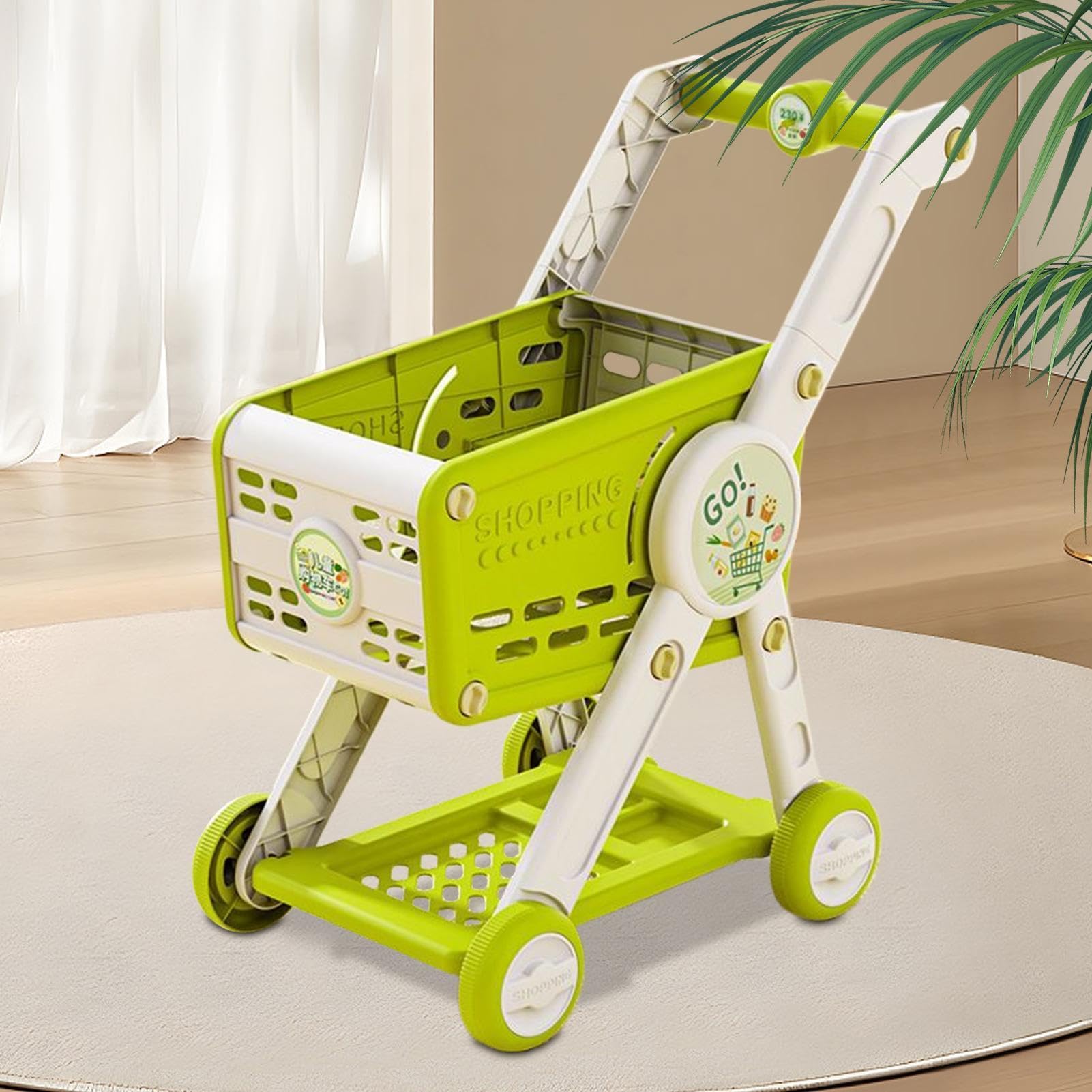 Carrello Della Spesa Giocattolo | Cesto Della Spesa Giochi Supermercato | Supermercato Apprendimento Giochi Di Ruolo Da 1 Anno