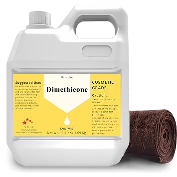 38.4 oz Dimethicone Polydimethylsiloxane, 100% Pure,Cosmetic Grade | Smooth & Non-greasy, Suitable for Hair, Body, Skin Conditioning Products and More