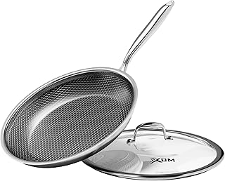 Honeycomb Honeycomb Nonstick Stainless Steel Frying Pan