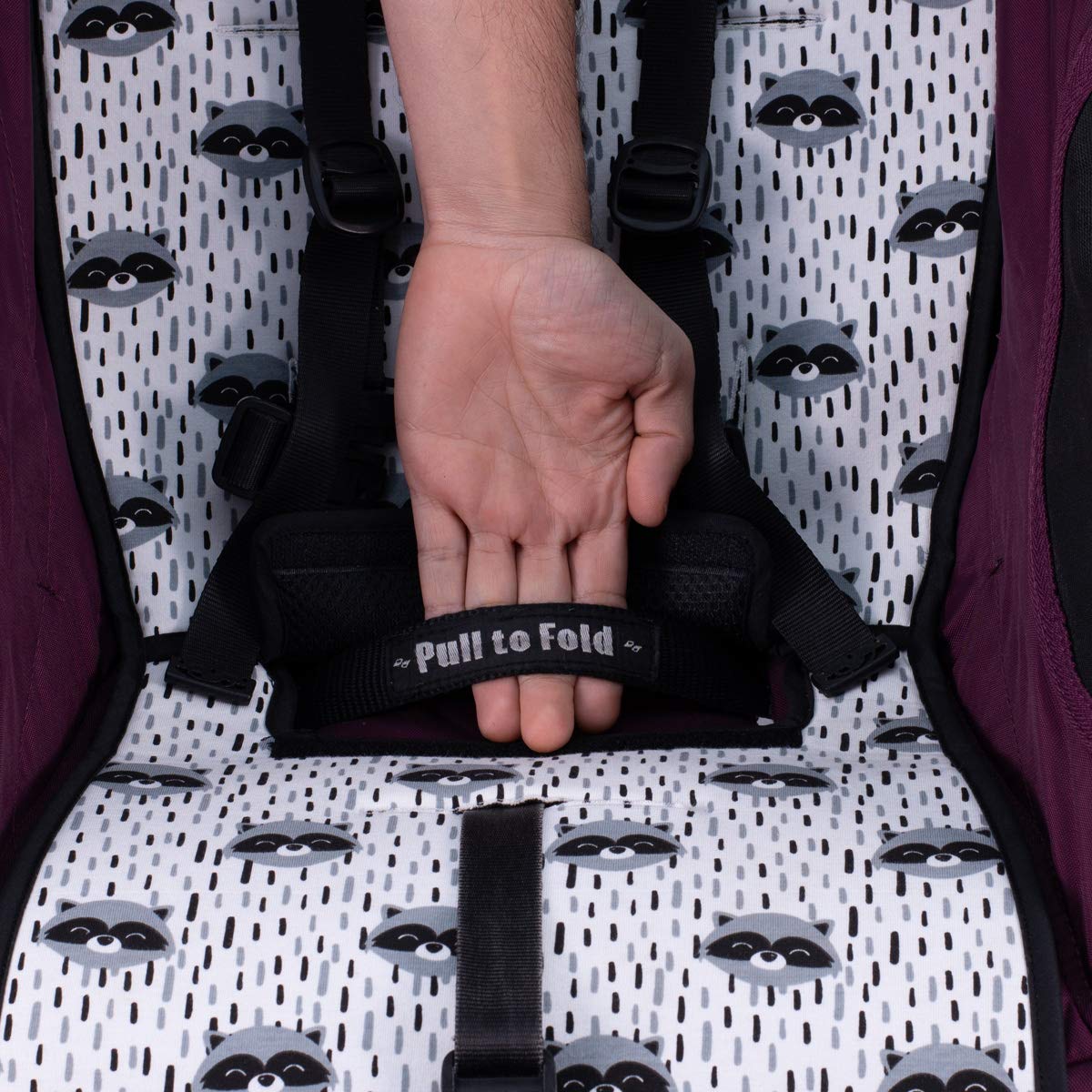 JYOKO KIDS Materassino per passeggino compatibile con Joolz y Baby Jogger City Mini, City mini GT2, City Mini Zip, City Mini Tour Y Joolz. Realizzato al 100% in cotone (Raccoon)