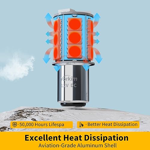 Miniatura 8 de Yorkim 3157 Bombillas LED ámbar superbrillantes, 3056 3156 3156A 3057 4057 3157 4157 T25 bombillas LED para luces de freno, luces de marcha atrás