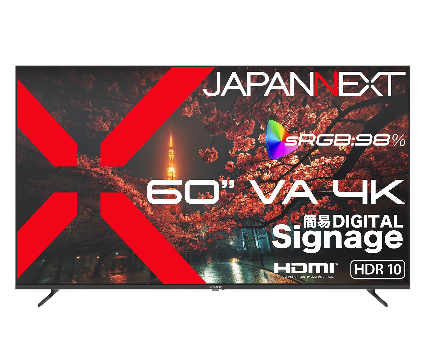 Amazon.co.jp: 【2年保証モデル】 JAPANNEXT 60インチ VAパネル搭載 4K