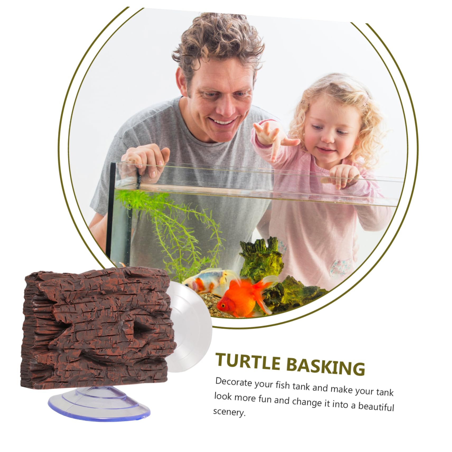 BESPORTBLE 4pezzi Galleggiante per Tartarughe con Ventose Accessorio per Habitat Rettili per Sole Stabile Acquari e Terrari