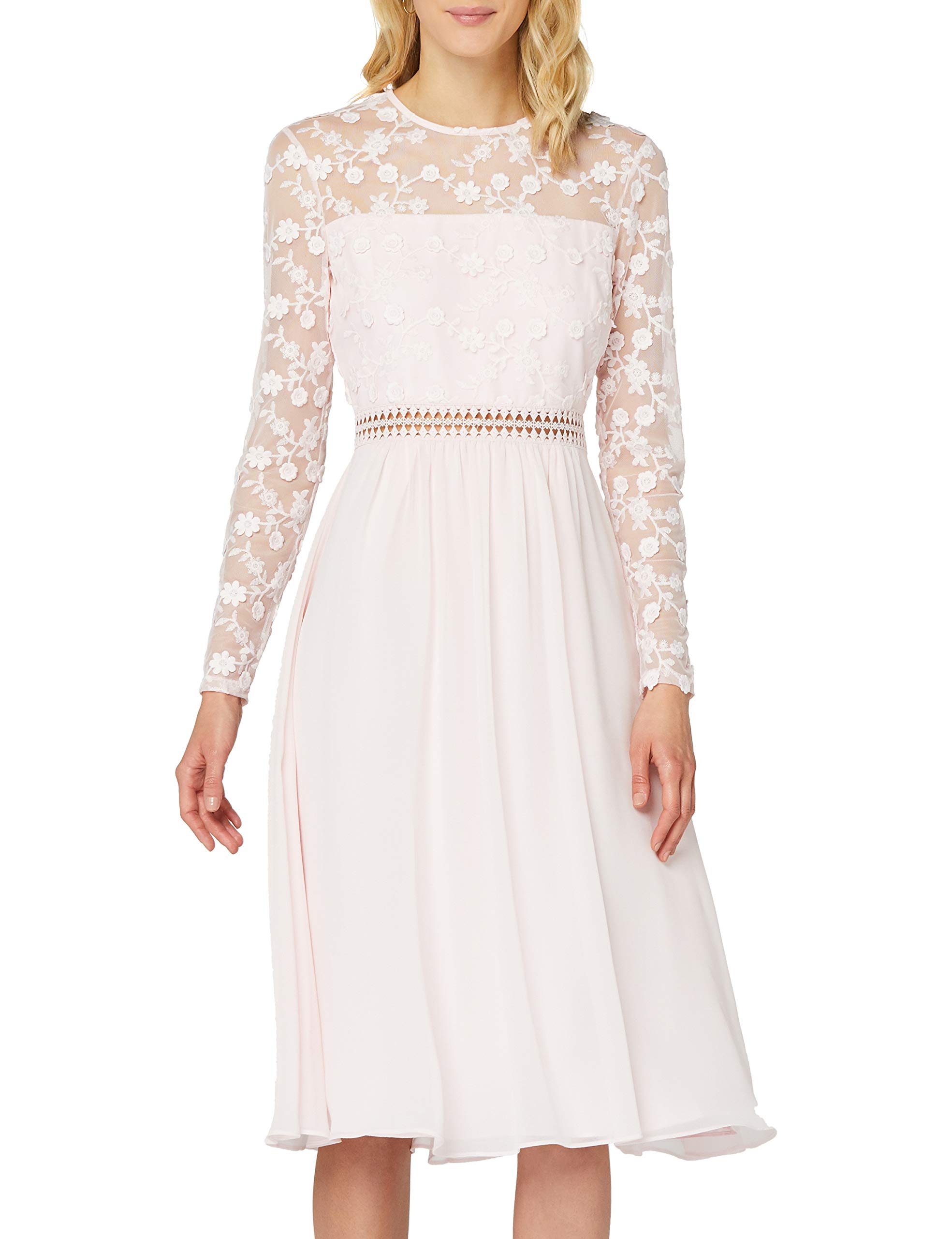 TRUTH & FABLE Vestito Midi A-Line in Chiffon Donna