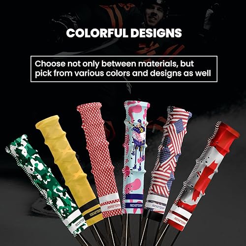 Miniatura 6 de ROCKETGRIP Agarre de repuesto de tela para palo de hockey