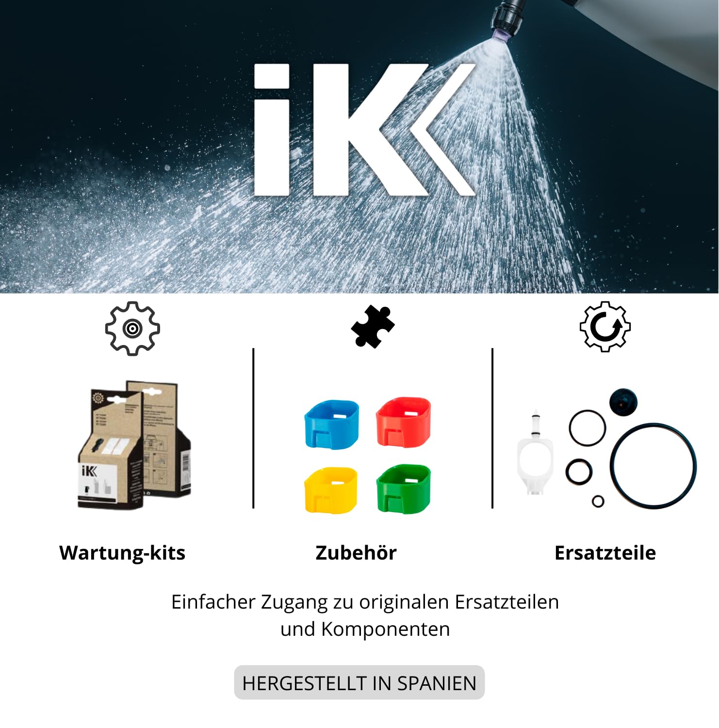 IK Foam Pro 2+ Schaumsprüher mit Druckluftanschluss - 1,5 l