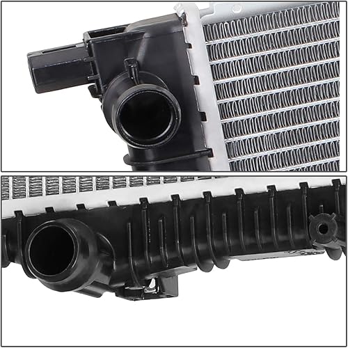 Miniatura 9 de DNA Motoring OEM-RA-13084 Radiador de núcleo de aluminio de ajuste directo de 1 fila estilo OE compatible con 09-16 Journey 2.4L 3.5L 3.6L, 25-316