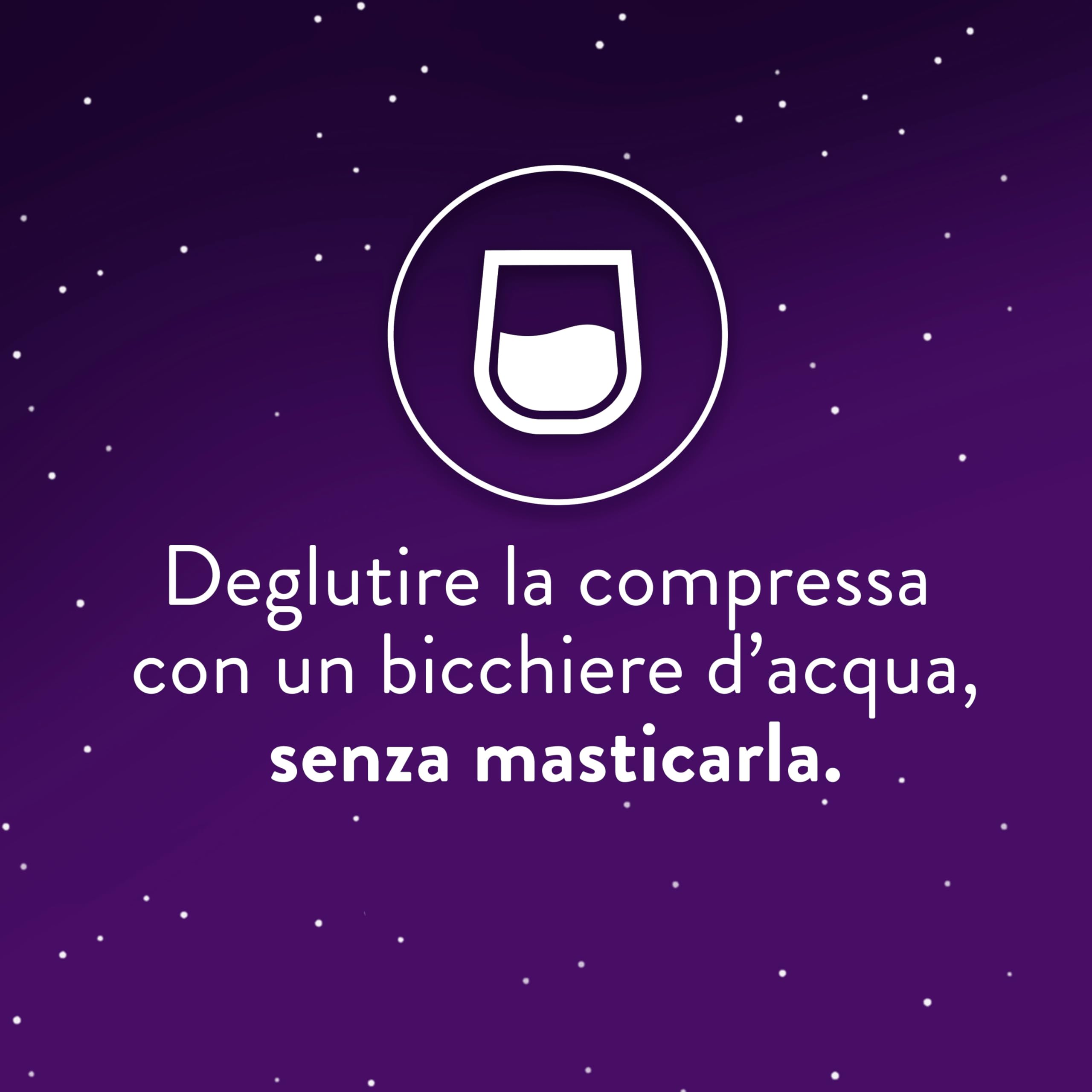 ZzzQuil Tutta La Notte Integratore Per il Sonno, Melatonina con Valeriana, Melissa e Vitamina B6, con rilascio prolungato di melatonina ed estratti botanici per 8 ore, 28 x 2 Compresse