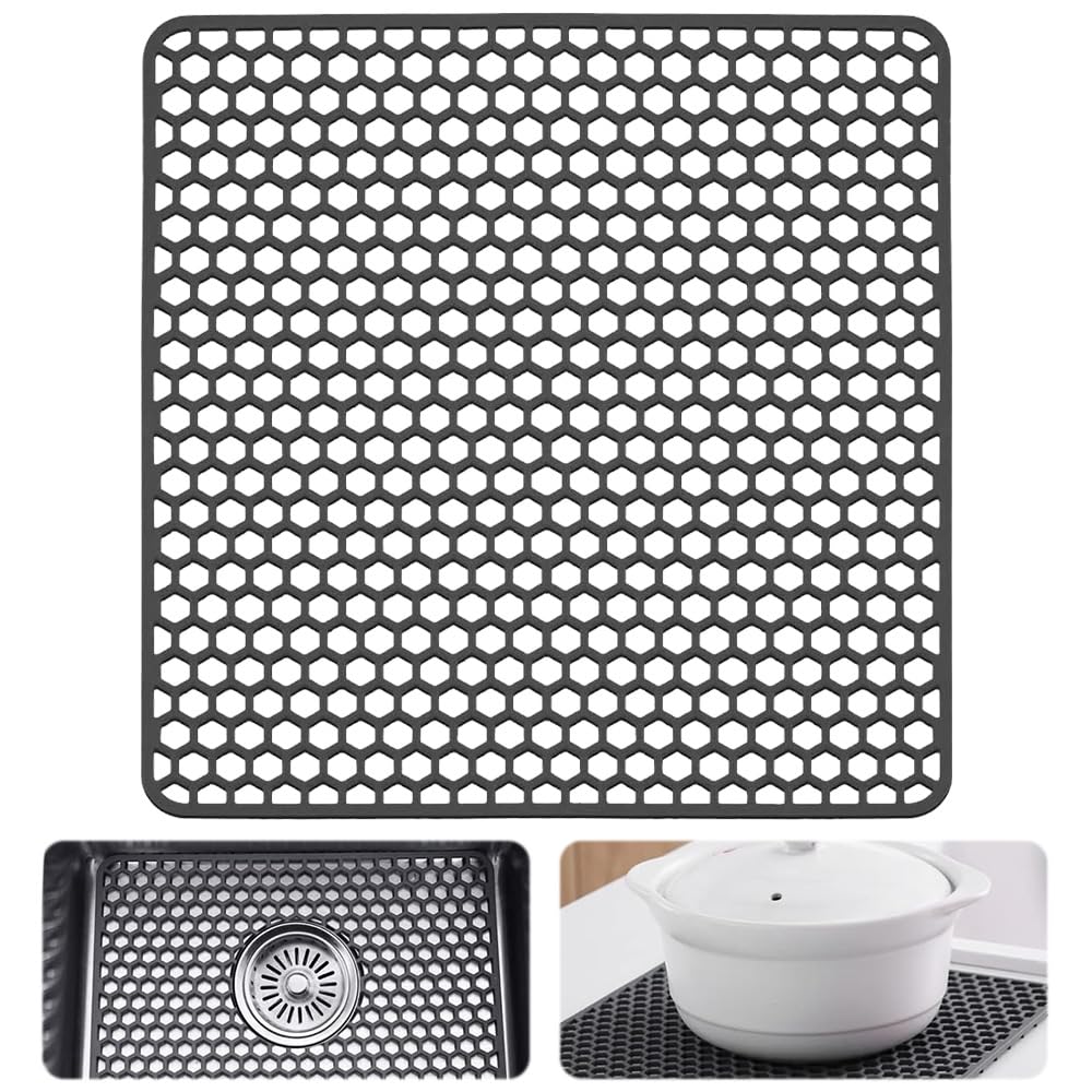 Tapis D'évier De Cuisine En Silicone, Tapis D'égouttage