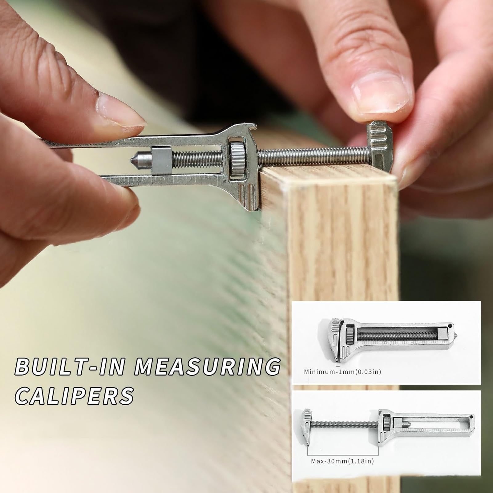 Multitool 3PCS Mini Adjustable Wrench Bottle Opener Multi Tool For Camping Fishing Hiking (Multitool 3PCS) - Image 2