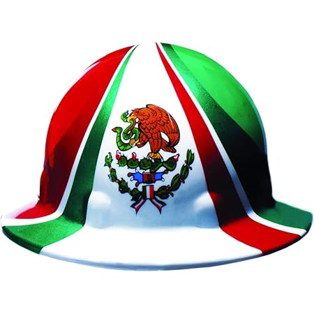 Honeywell Safety Fibre Metal By Supereight Thermoplastic Full Brim Hard Hat With 8 Point Ratchet Suspension Mexican Flag Full Graphic Back Support Belts Amazon Com