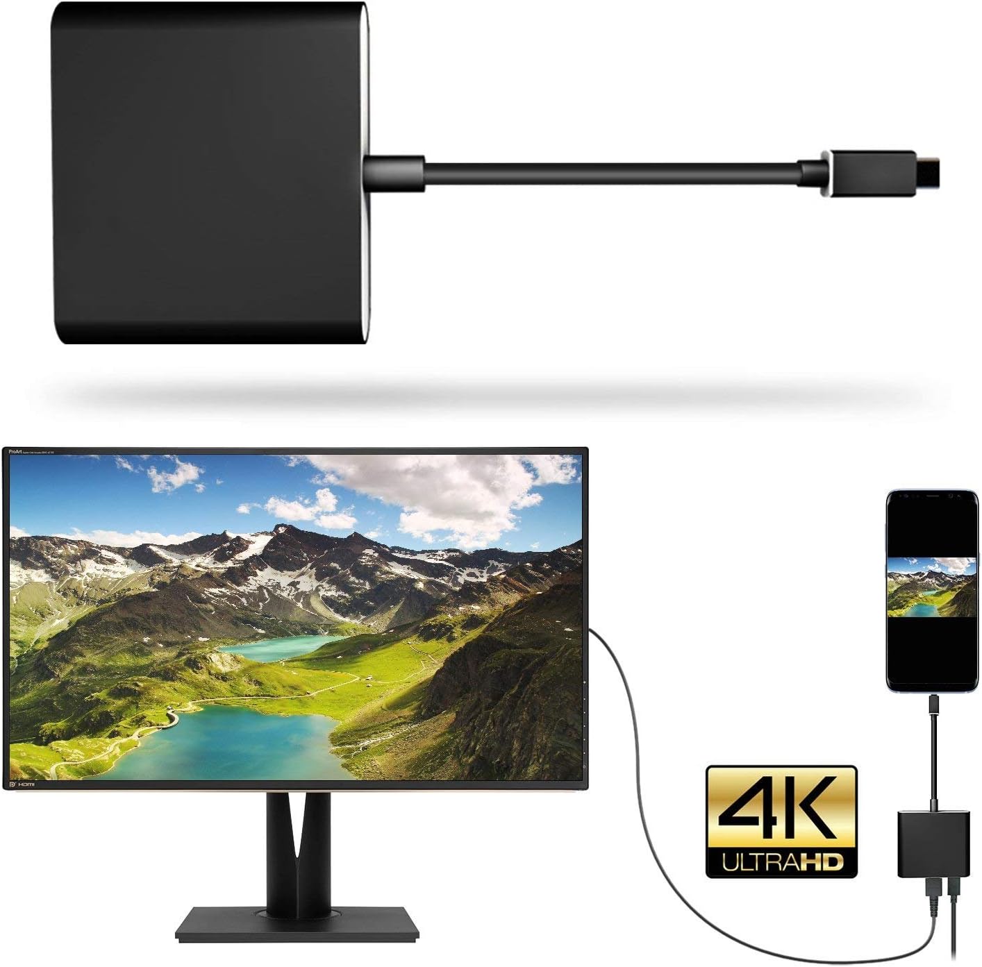 Fyoung Type-C HDMI Adapter Hub Dock Cable for Nintendo Switch, HDMI Converter Dock Cable for Nintendo Switch
