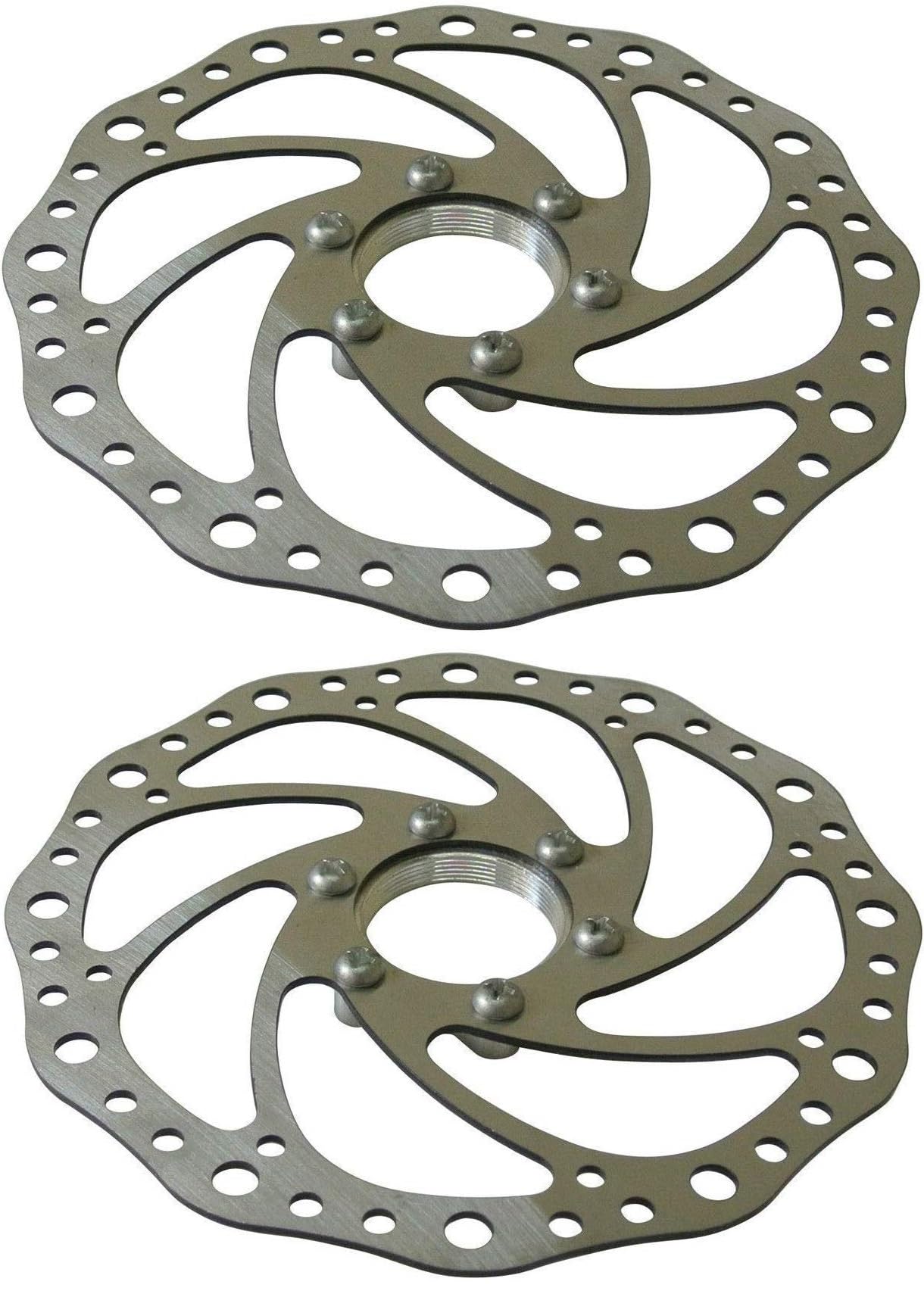 cyclingcolors 2 x Bicycle Brake Disc 160 mm Road Bike MTB Brake Disc Brakes