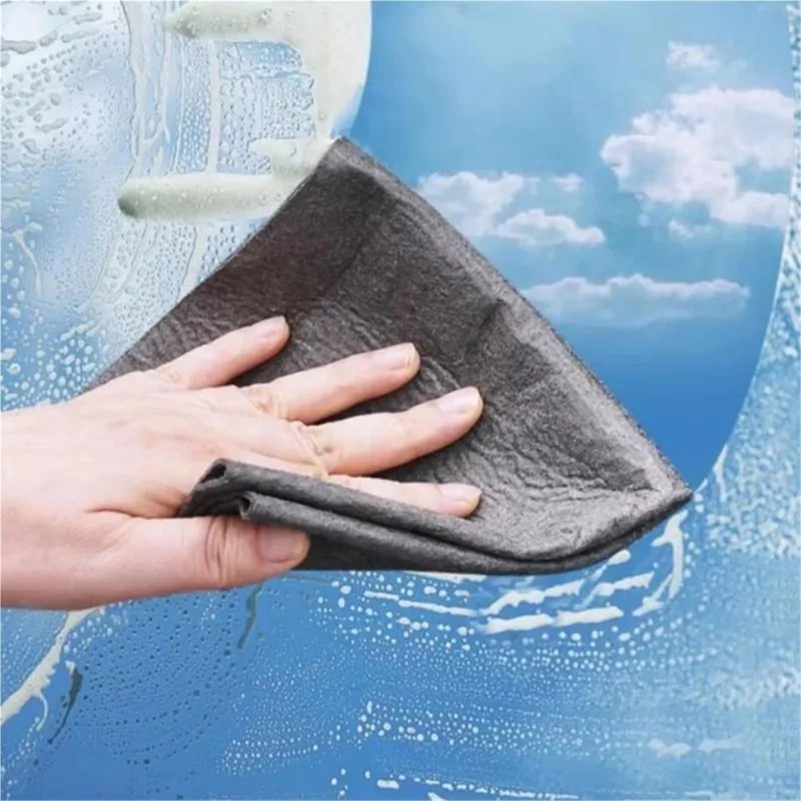 Paños de Limpieza mágicos Gruesos, absorbentes, Reutilizables, Microfibra, paño Vidrio for Ventanas, Toalla Lavado y Secado for Coche, 10 Uds para Cocina, Coches, Ventanas