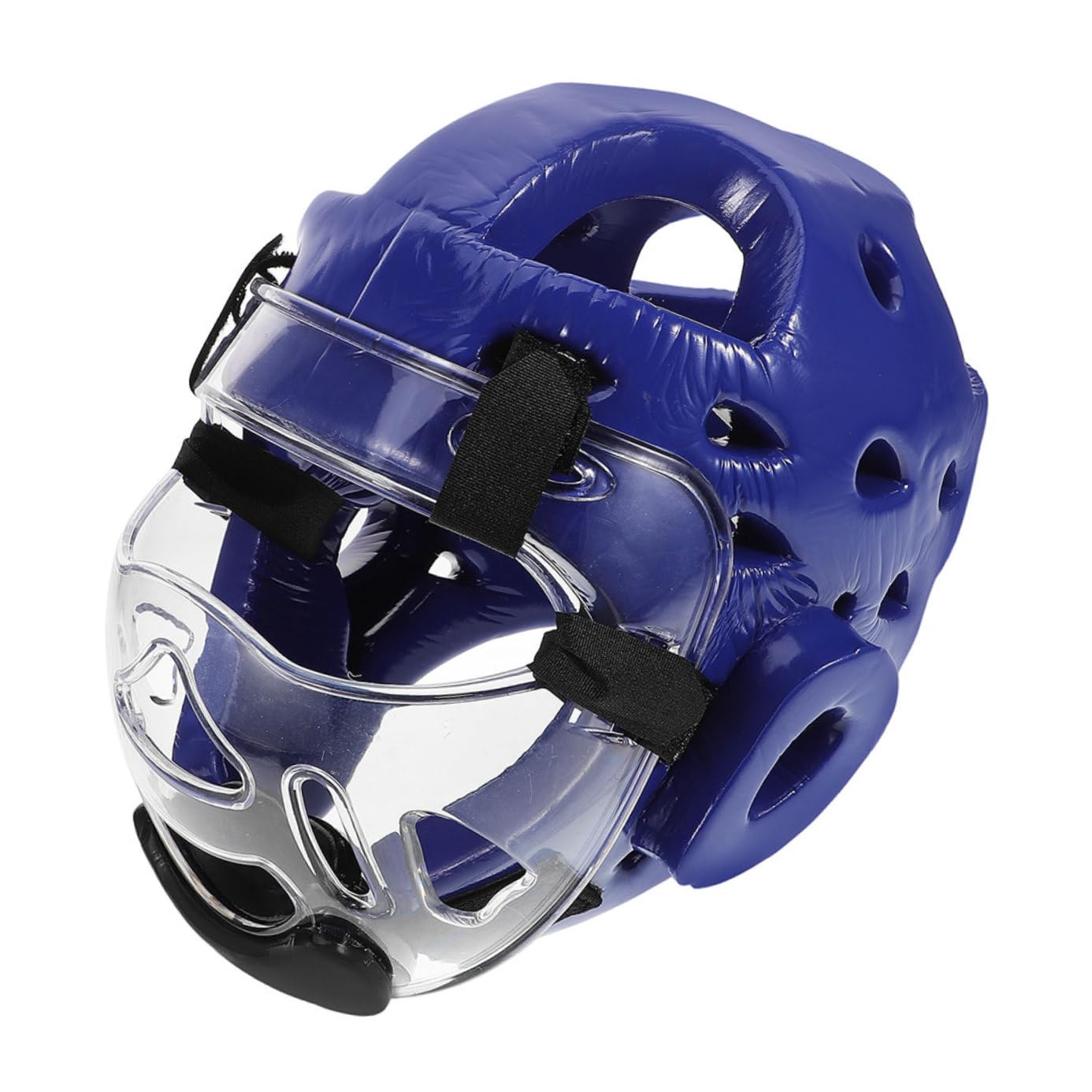 YARNOW Casco Taekwondo Regolabile con Visiera Protettiva per Sparring Karate Kickboxing Allenamento Sicuro e Traspirante Protezione Comfort per Ragazzi e Ragazze
