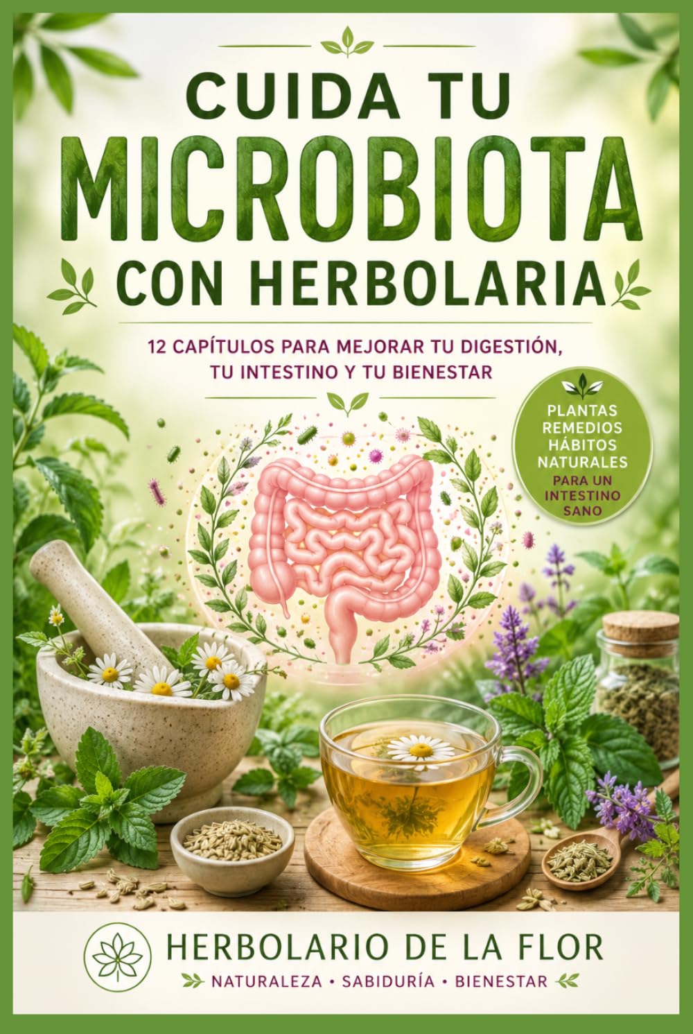 Cuida tu Microbiota con Herbolaria — Libro 1: Plantas digestivas, equilibrio intestinal y primeros hábitos naturales para cuidar tu flora intestinal