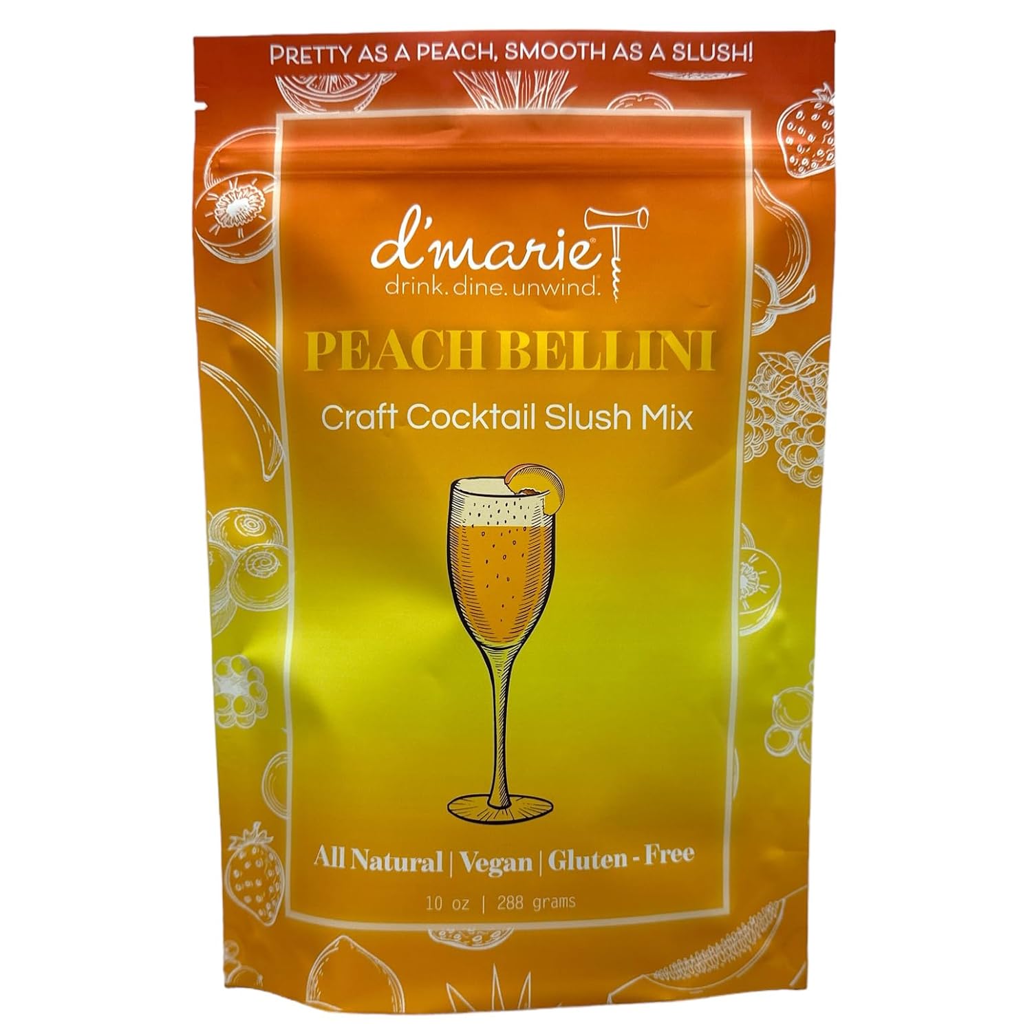 Frozen Cocktail Drink Mix Makes 10 Peach Bellini