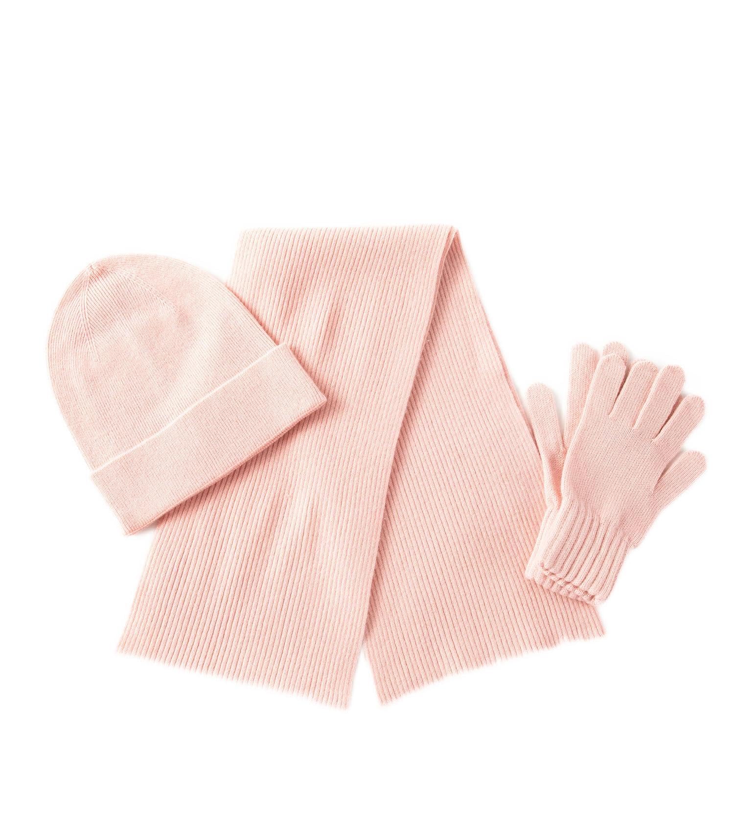 enetix Unisex 3Pcs Cashmere Wool Scarf Hat Gloves Set, Soft Ribbed Cuffed Beanie Glove Scarves Set for Men and Women with Gift Box-picture-21