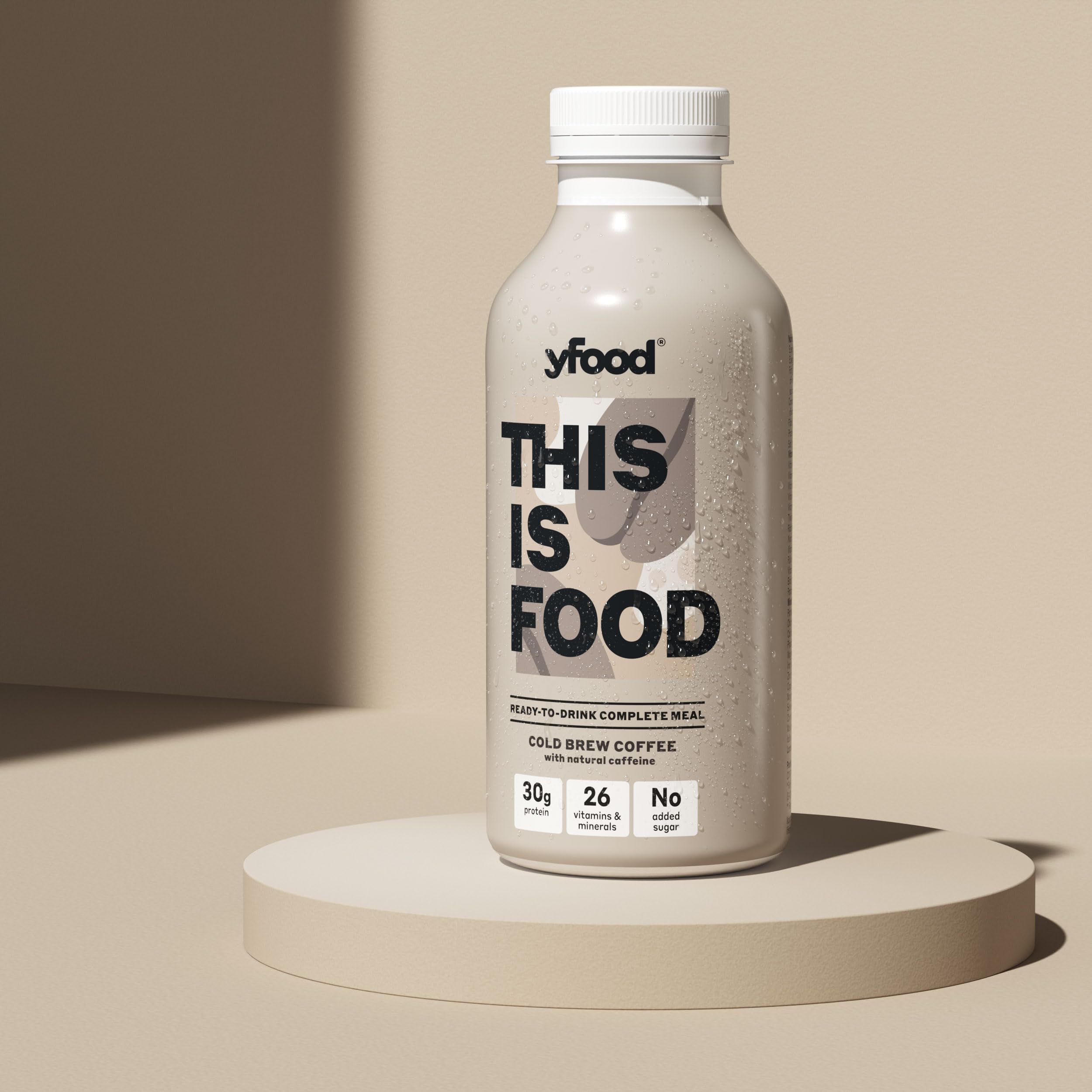 – Cold Brew Coffee, tasty meal replacement, THIS IS FOOD drink, 30 g of protein, 26 vitamins and mineral (12 x 500ml)