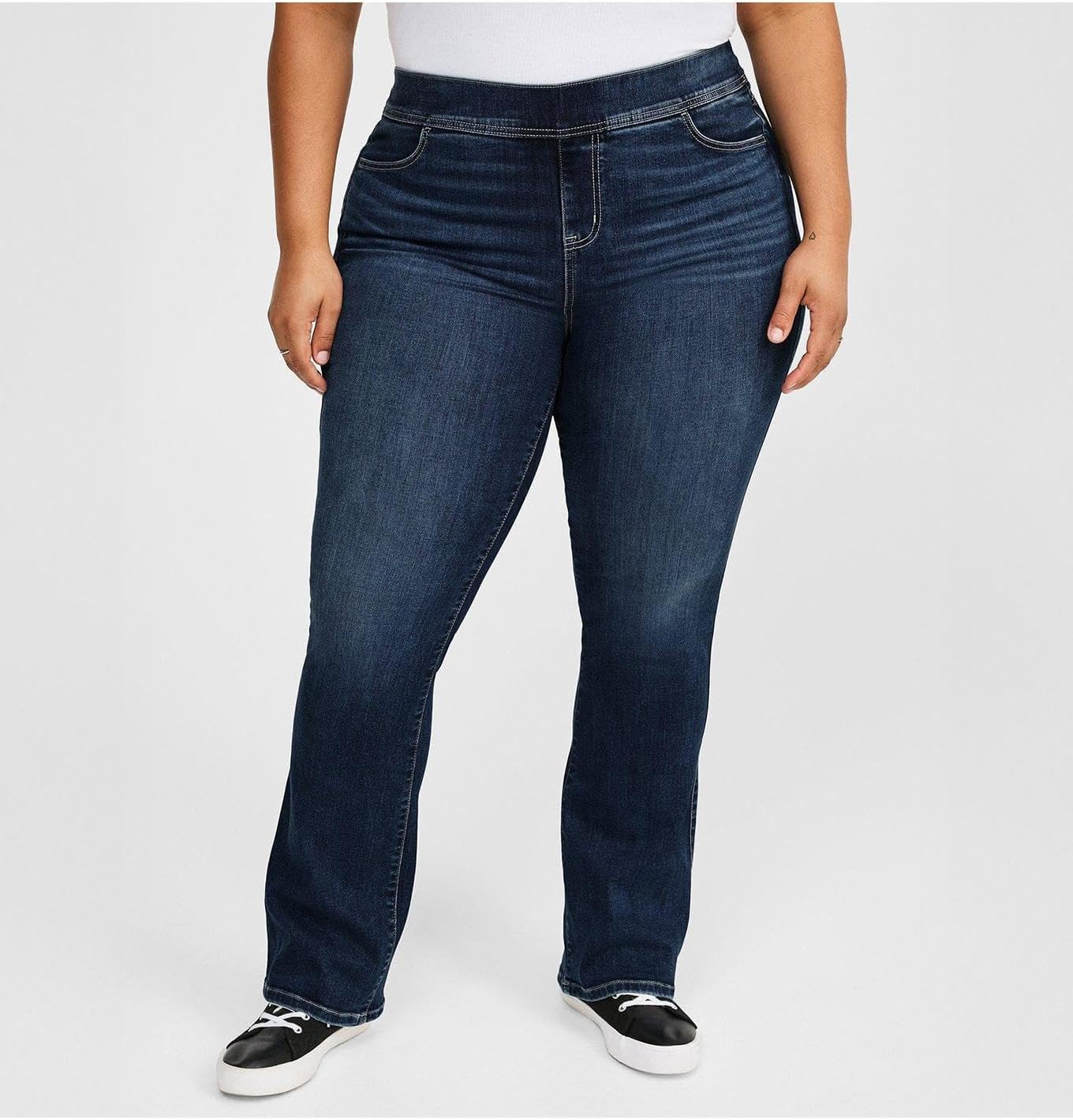 Torrid Women's Plus Size Lean Jean High-Rise Slim Boot Jean - Image 6