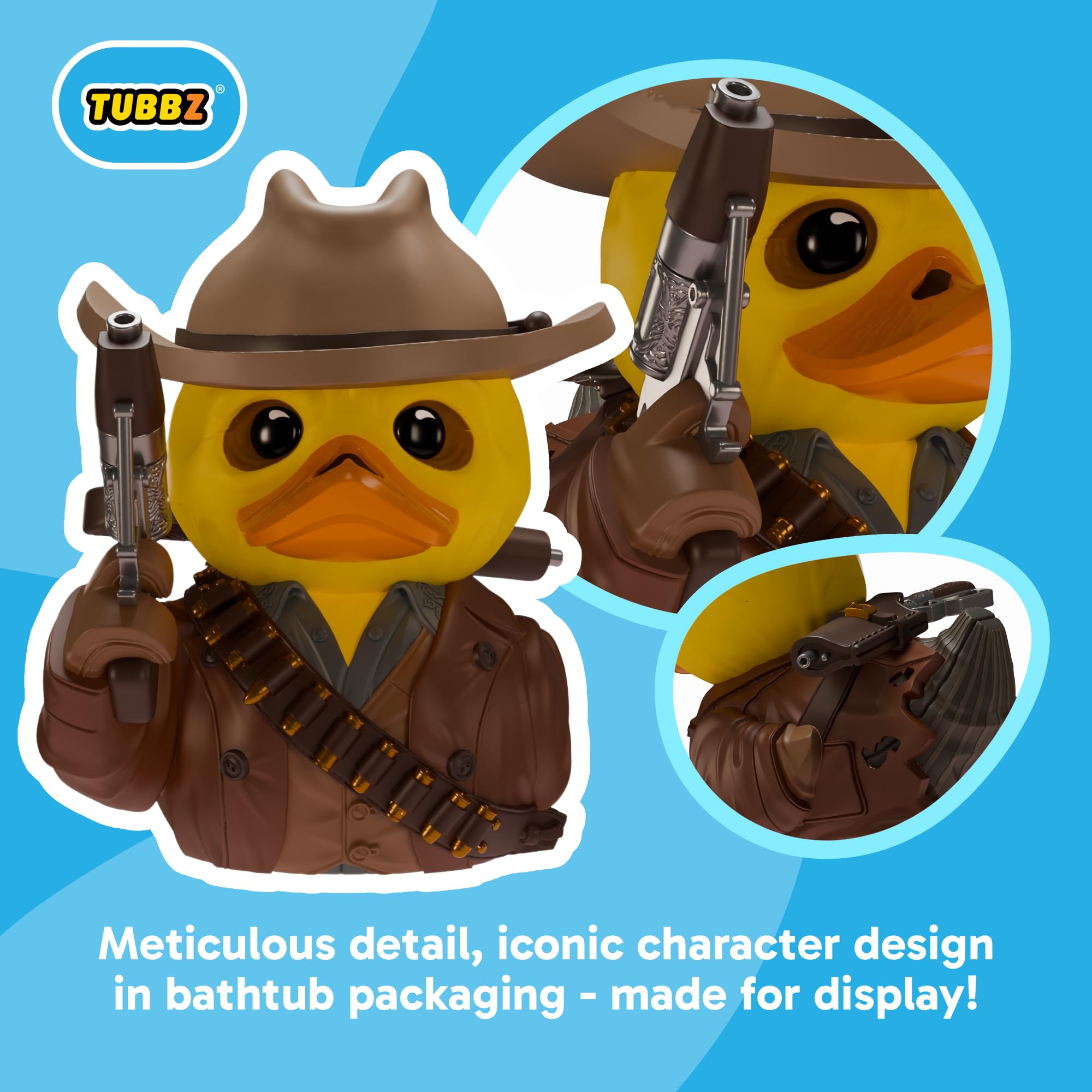 TUBBZ Collectors Edition: Fallout TV - Ghoul Cosplaying Rubber Duck Vinyl Figure - Official Collectible for Fans of Fallout TV - Image 2