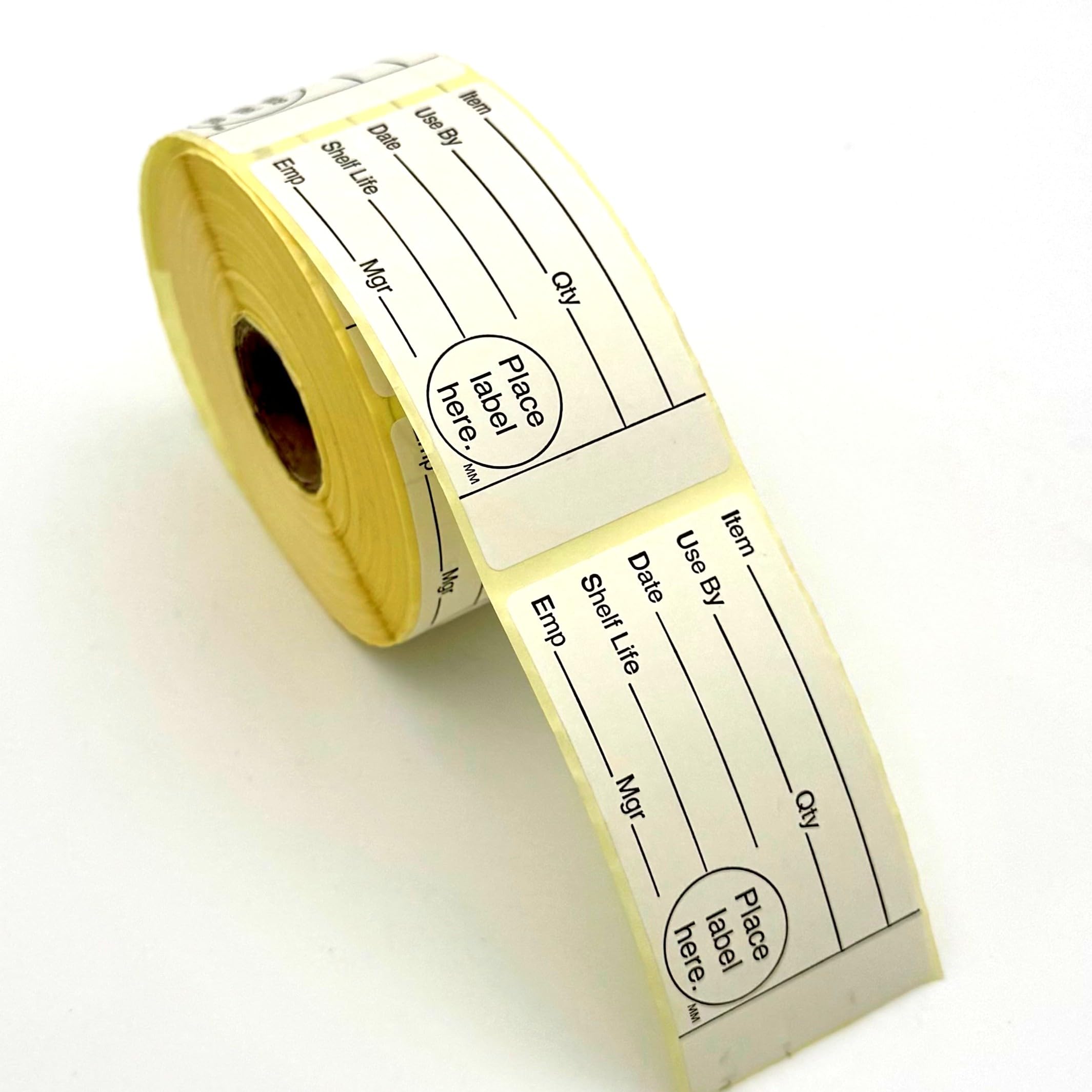 120748 - Removable Food Rotation and Food Safety Compliance Labels. Use By - Shelf Life Day Date Label 500 Labels per roll - 40 x 76mm