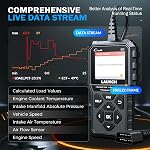 Launch CR529 OBD2 Scanner Diagnostic Tool, Full OBD2 Scanner for Car, F.Ree Lifetime Upd. Check-Egine-Light Code Reader, 5 Years. Backup, Clear Codes, One Click I/M, for DIYers with Cars After 1996 | Check Egine Light, Read and Clear Codes, One Click