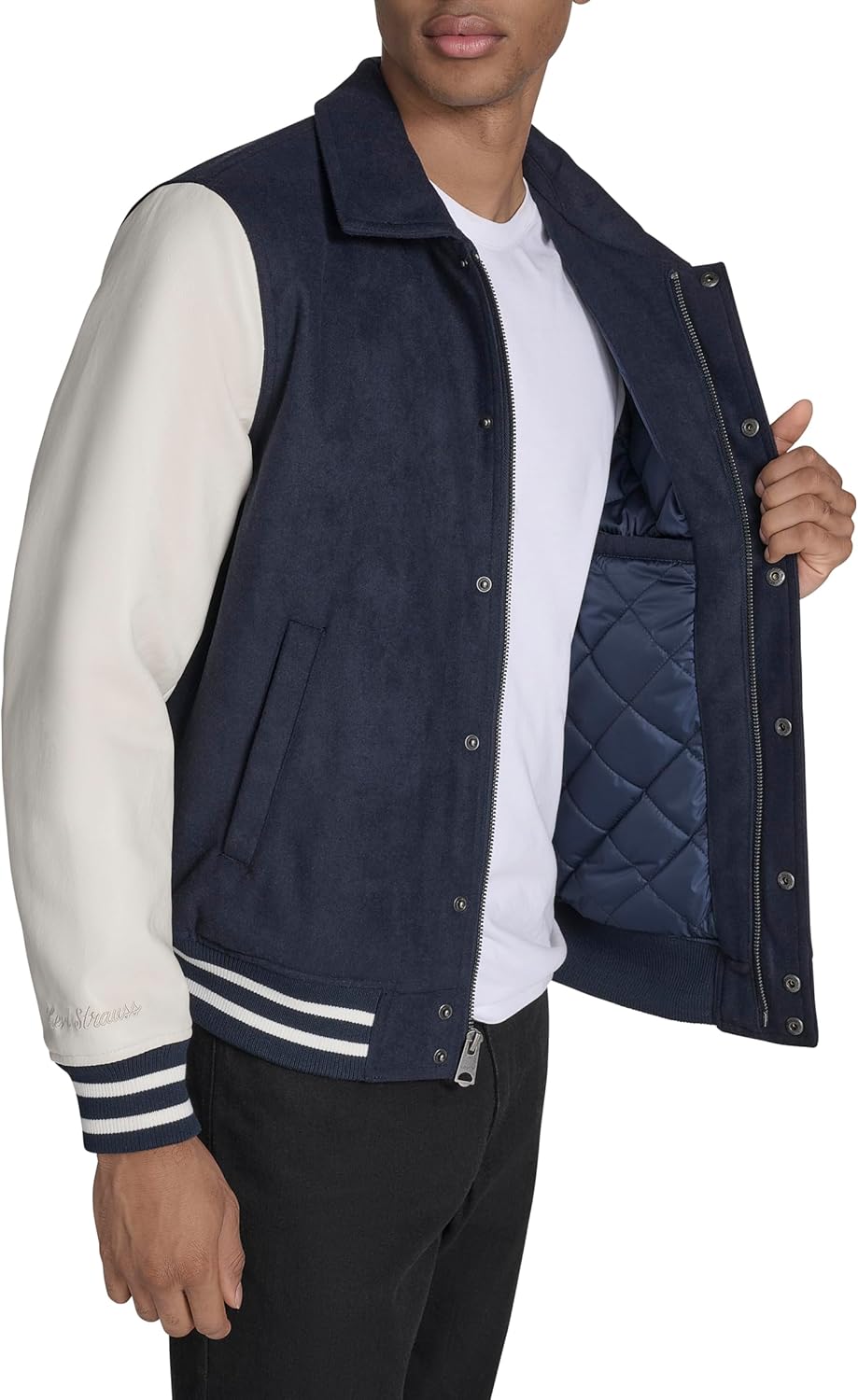 Levi's Men's Mixed Media Letterman Varsity Jacket