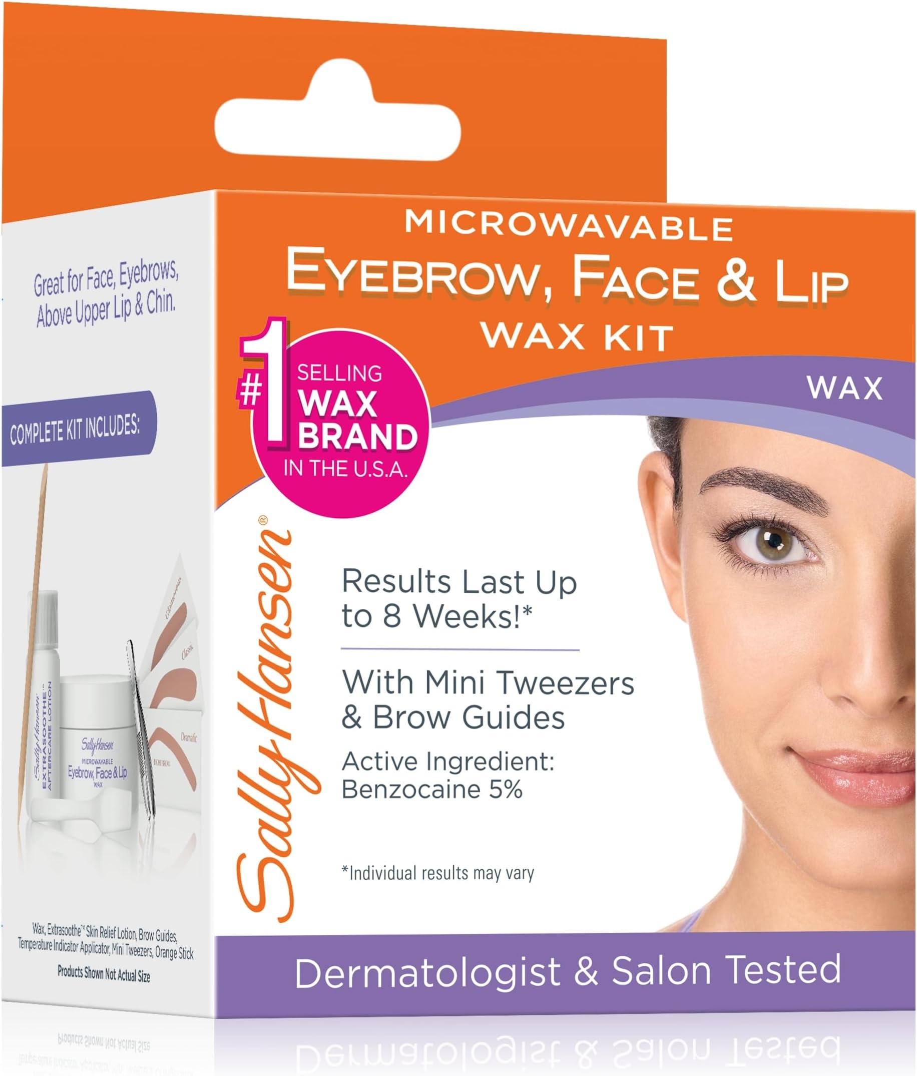 Sally Hansen, Eyebrow, Face & Lip Wax Kit