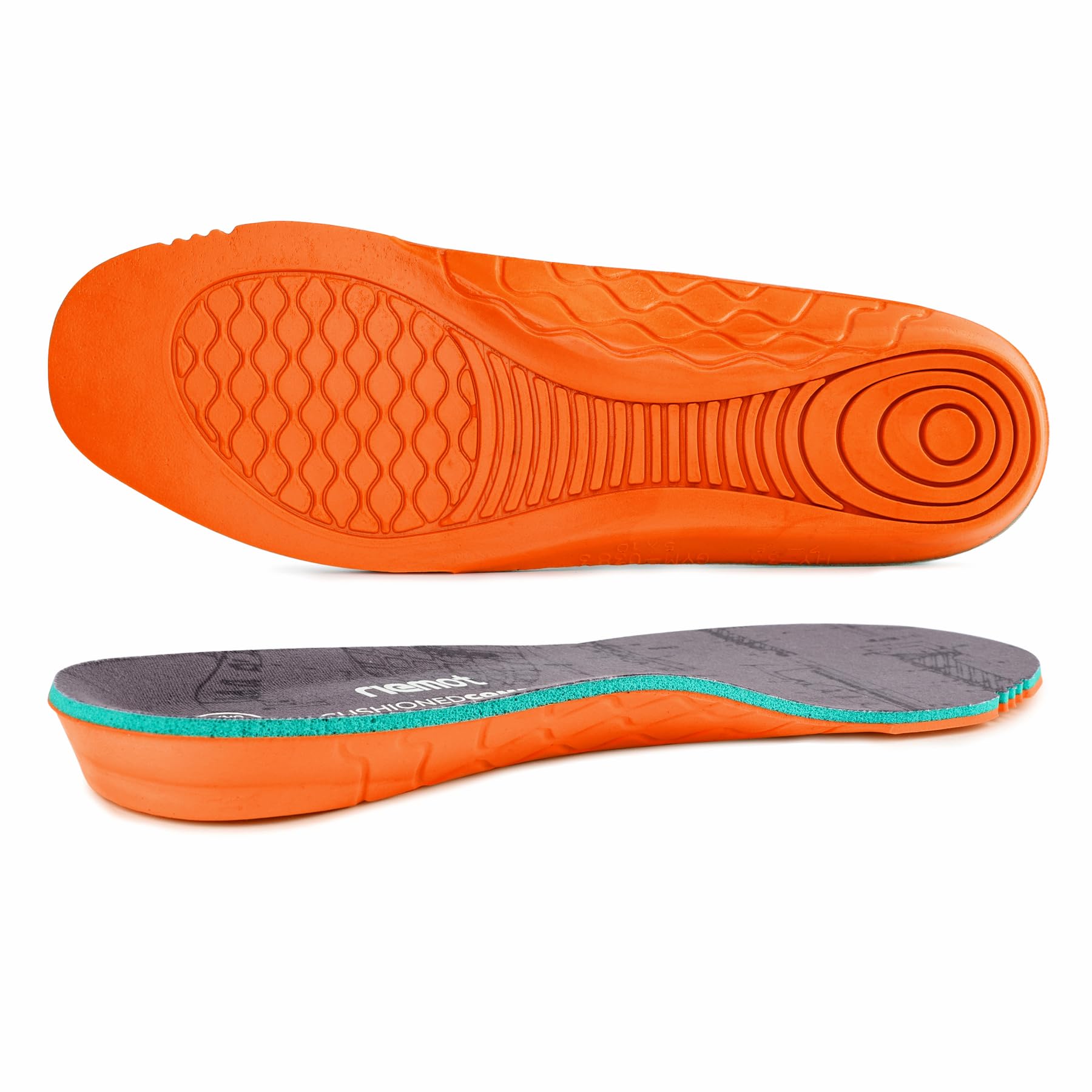 riemot Memory Foam Insoles Men Women Insole Shoes for Work Boots and Walking Shoes, Sport Insoles for Shock Absorption and Cushioning, Soft, Comfort38 39 40 41 42 43 EU
