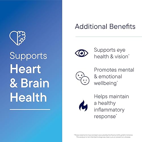 Miniatura 6 de BIOTICS Research Biomega 500 Omega 3 Suplemento de aceite de pescado, aceite de pescado altamente concentrado con EPADHA, ácidos grasos Omega 3,