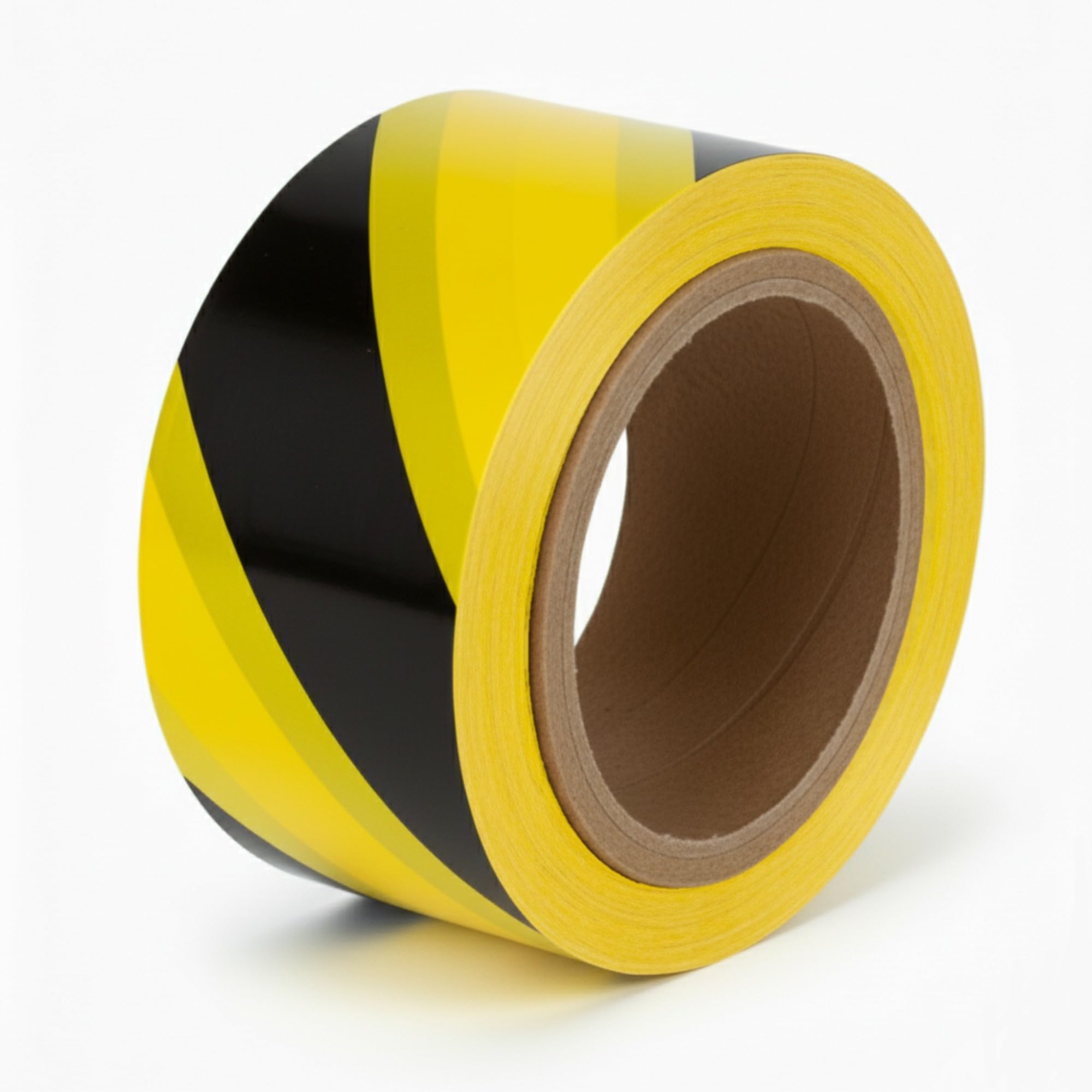 Berry Yellow & Black Non-Adhesive Barrier Tape 200m | 3 Inch Hazard Warning Tape Roll | High-Visibility Caution Tape for Construction Sites, Roadworks, Working Zones & Restricted Areas