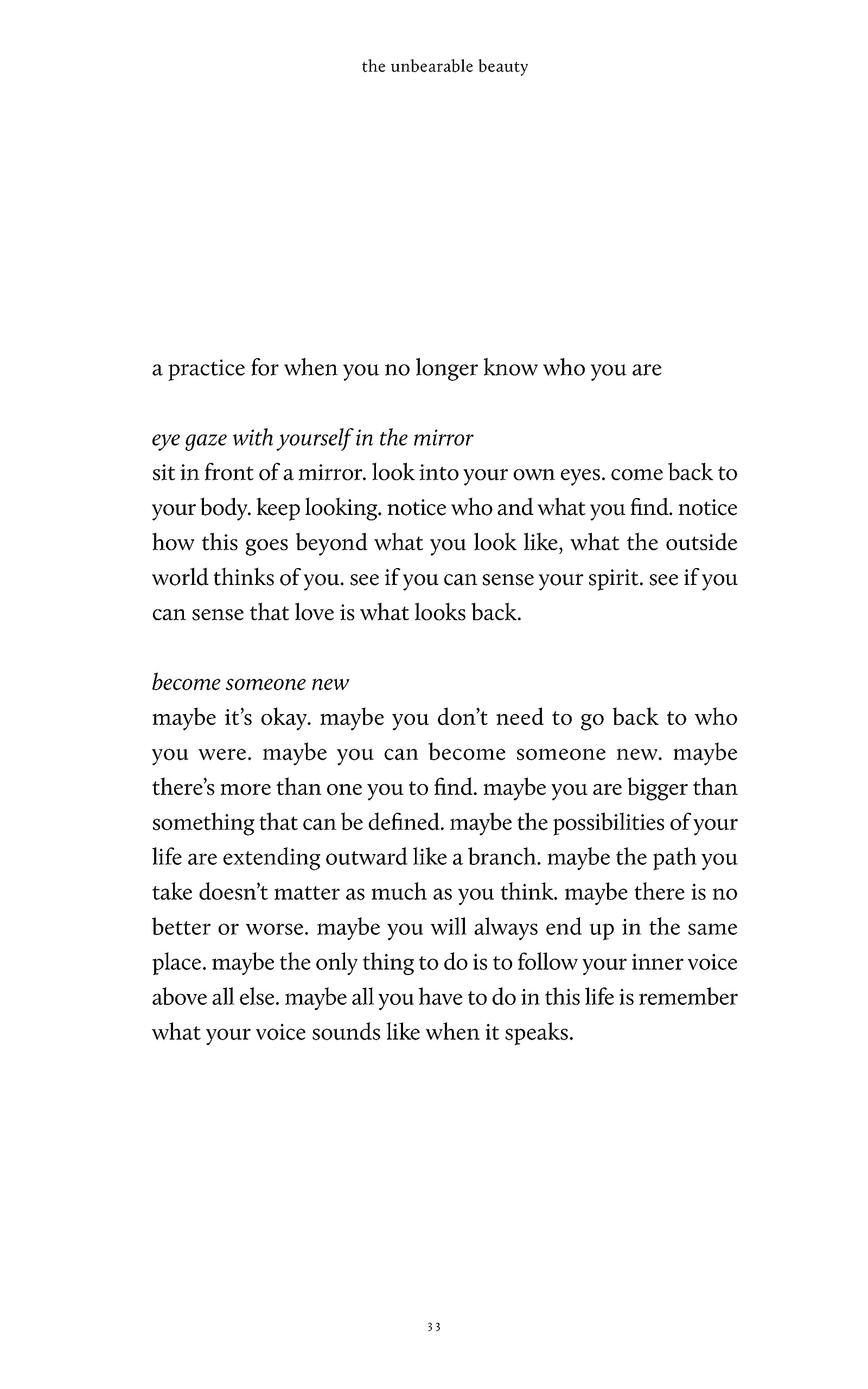 The Unbearable Beauty: Poems and Practices for Being Alive