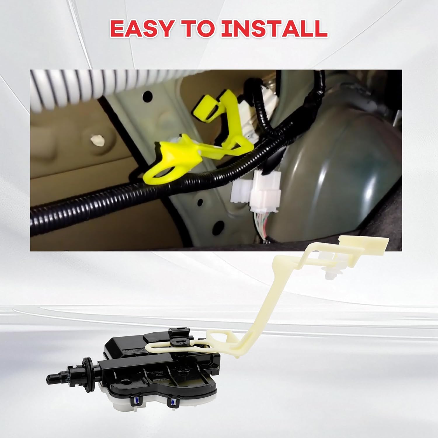 77030-07010 Fuel Door Lock Assembly with Motor Compatible with Toyota 2019-2022 Avalon 2018-2022 Camry, OEM#7703007010