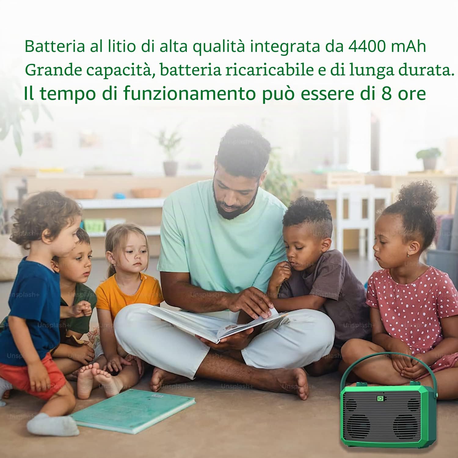 SHIDU 50W Macchina Karaoke per Adulti, Sistema PA Portatile Amplificatore Vocale Altoparlante Bluetooth con Microfono Wireless e Telecomando, Supporta AUX/USB/SD per Broadcast, Casa, Feste