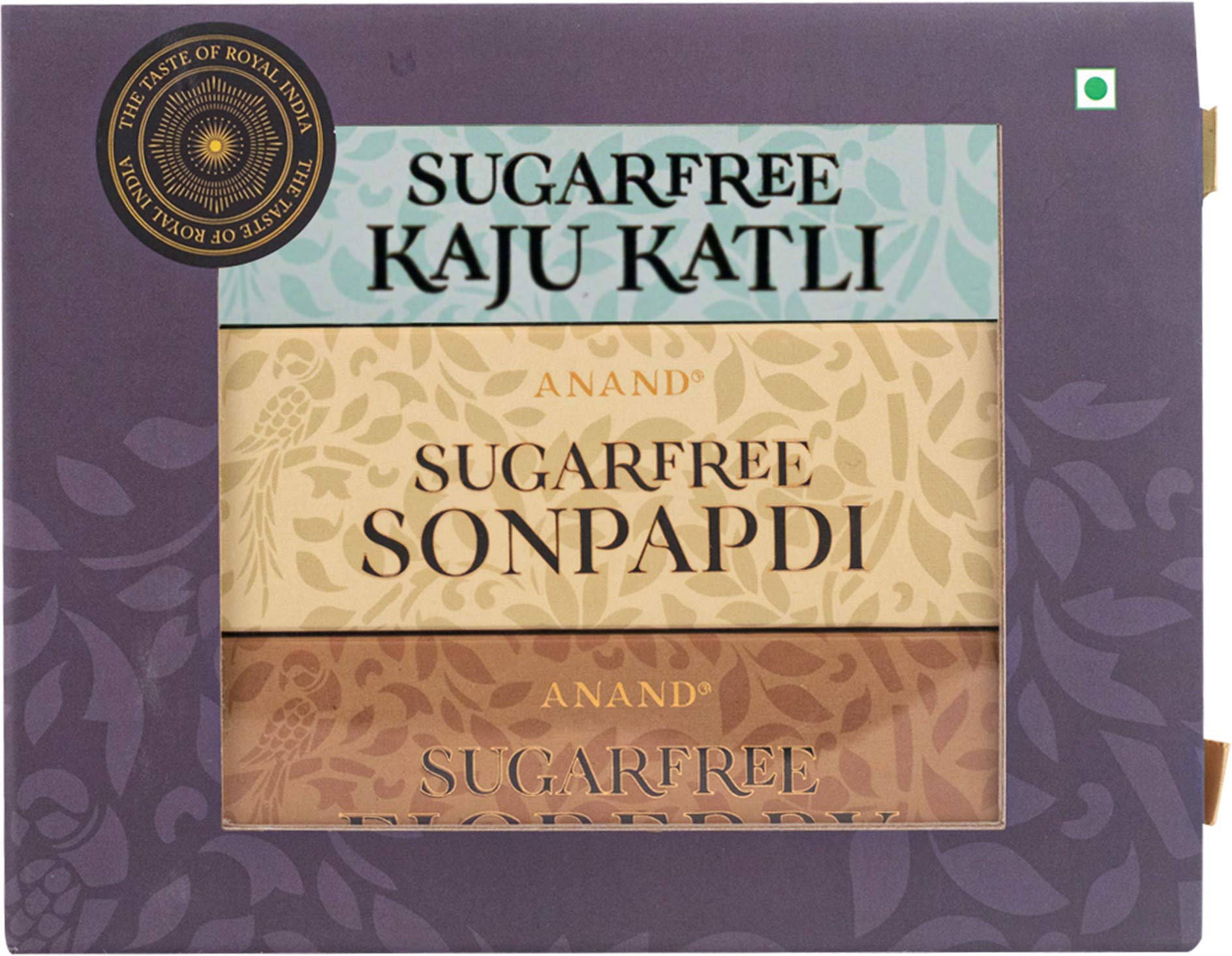 ANAND Sugarfree Kaju Katli, Sugarfree Soan Papdi, Sugarfree Figberry (Anjeer) Burfi Mithai Combo Box, 600Gram (B08M34SHV2) Amazon Price History, Amazon Price Tracker
