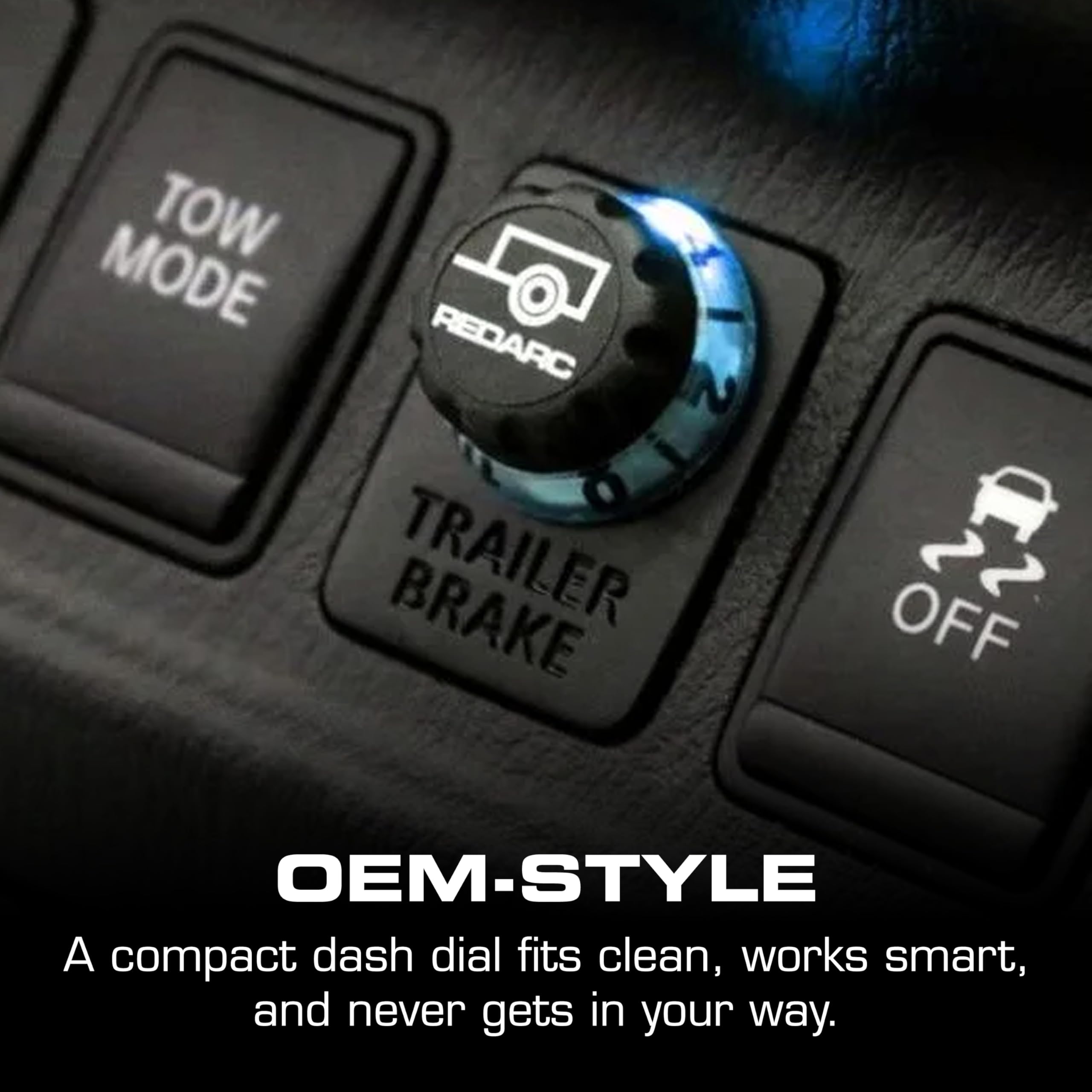 REDARC Tow-Pro Liberty Electric Trailer Brake Controller Kit, Universal Fit for 1 to 2 Axle Cars, Trucks, SUVs, Proportional Braking, 12V Compatible to Tow RV, Camper, Trailer, Boat