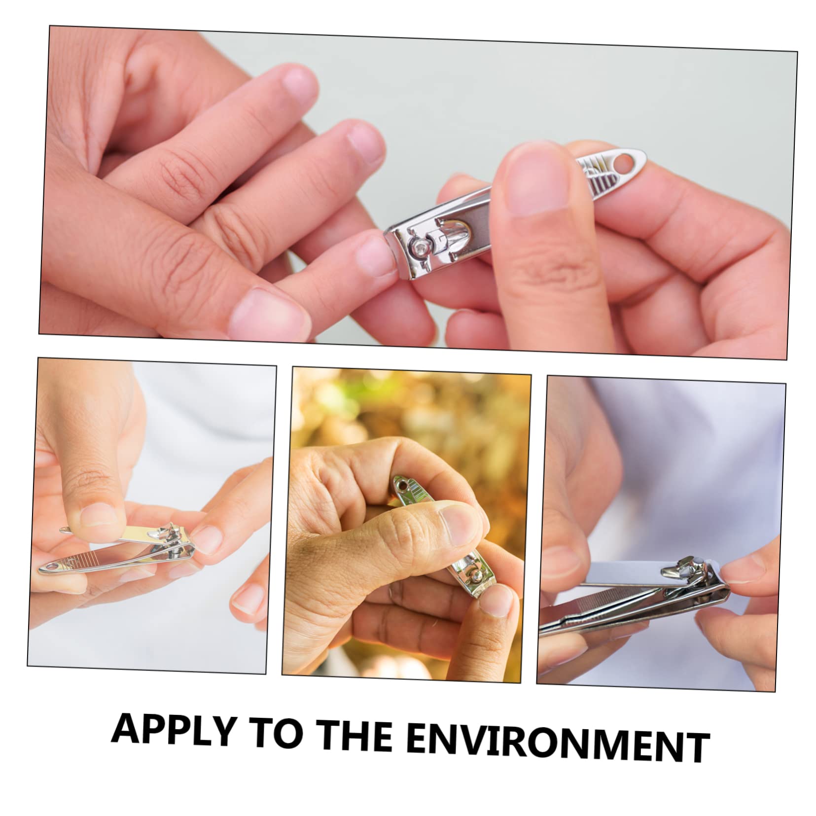 SHERCHPRY Tagliaunghie in Acciaio Inossidabile Per Manicure e Pedicure Strumenti Per Unghie Per Piedi Mani Art