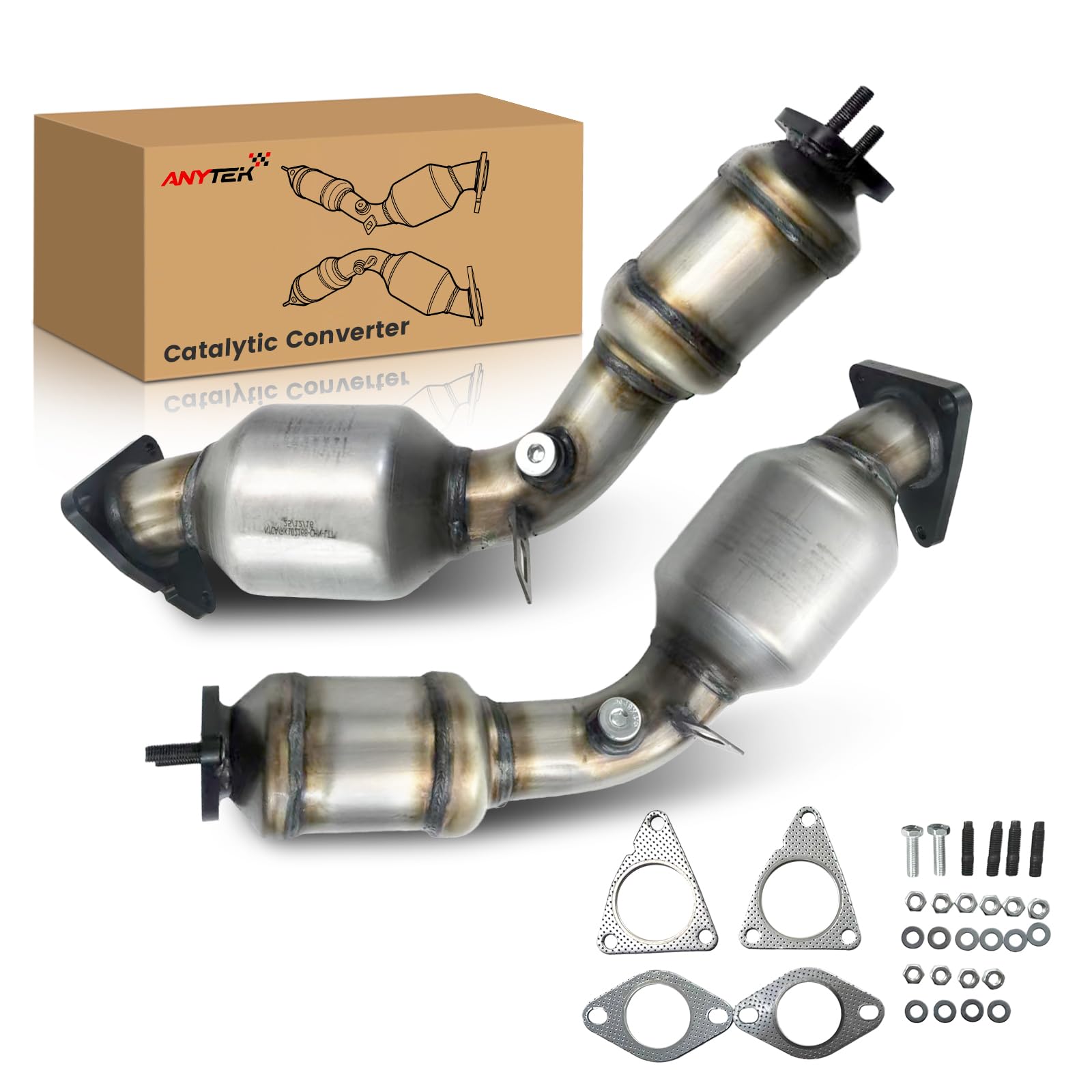Anytek Left and Right Catalytic Converter