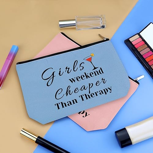 Miniatura 3 de Mikela Bolsa de cosméticos de regalo de fin de semana para, Azul+Rosa+Beige, S